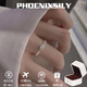 凰飾麗（PHOENIXSILY）戒指女款高級感女生鉆戒純銀求婚送女生女朋友生日禮物實(shí)用高端「一鉆」定情【代寫(xiě)賀卡】