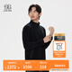 KOLON SPORT/可隆立領(lǐng)抓絨夾克 男子秋冬戶外運(yùn)動(dòng)透濕保暖上衣外套 LHFJ5SN005-BK 黑色 L 175/96A