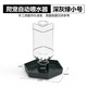 佩覺(jué)爬寵陸龜自動(dòng)飲水器蜥蜴黃緣爬蟲(chóng)半水龜食盆水盆塑料喂水食盤(pán)水盤(pán) 深灰綠小號【含150ml水瓶】