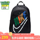 耐克（NIKE）男女雙肩包背包 大容量旅行包電腦書包休閑包HF7722-010 黑彩色