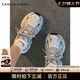 CAMILA KSENIA老爹鞋女2025新款夏季款顯高顯瘦厚底女鞋時(shí)尚百搭爆款增高休閑鞋 銀色 37