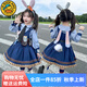 G.DUCK KIDS小黃鴨童裝女童裙子春秋時(shí)髦兒童連衣裙夏季女寶寶朱迪兔子衣服 朱迪長(zhǎng)袖兩件套【春秋款】 140 建議130-140cm9-10歲cm