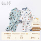 戴維貝拉（DAVE＆BELLA）兒童內(nèi)衣套裝秋裝男童秋衣寶寶家居服睡衣秋褲童裝