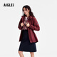 AIGLE【25年秋季新品】艾高防風(fēng)防水透汽功能夾克女士運動(dòng)休閑外套上衣 茜草棕 BO854 版型偏大，可選小一碼 38 165/88A