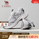 駱駝（CAMEL）【星耀】網(wǎng)面透氣老爹鞋復(fù)古時(shí)尚輕便軟彈舒適情侶運(yùn)動(dòng)休閑鞋子 G25S852108 月影灰 女 36