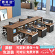 思克達(dá) 財務(wù)辦公桌椅組合職員桌屏風(fēng)工位辦公室員工作電腦桌側(cè)柜多功能 色卡顏色定制