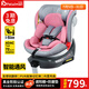 法雷曼兒童安全座椅0-12歲汽車用360度旋轉(zhuǎn)i-Size認(rèn)證嬰兒寶寶通風(fēng)散熱 浪漫粉(i-Size全階認(rèn)證）遮陽(yáng)棚