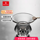 heisou耐熱玻璃茶漏茶具配件茶葉過(guò)濾器創(chuàng)意茶水分離茶隔網(wǎng)濾茶器KG1002
