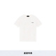 WE11DONE中性男女同款經(jīng)典字母LOGO寬松時(shí)尚圓領(lǐng)T恤 乳白色 M