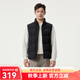 坦博爾羽絨服男短款馬甲秋冬時尚百搭立領(lǐng)保暖外套TAF310107A 黑色 M (170)