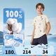 NIKE3BRAND 耐克吸濕透氣短T+短褲2件套25年夏季男女童滿印彈力套裝
