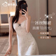 都市麗人冰絲吊帶睡裙女公主風(fēng)甜美可愛(ài)夏季薄款清新少女睡衣帶胸墊家居服