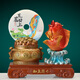 銅德禮飾如魚(yú)得水家居裝飾擺件新中式客廳酒柜玄關(guān)柜新家喬遷禮物蒸蒸日上 如魚(yú)得水【33*14*35cm】
