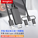 TENGFEI 有線投屏器手機(jī)投屏線三合一同屏蘋果Lightning安卓Type-C轉(zhuǎn)HDMI高清轉(zhuǎn)換手機(jī)連接電視顯示器2米