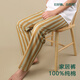 頂瓜瓜100%純棉睡褲男家居褲條紋百搭睡褲中青年春夏款可外穿 228土黃色條紋 XL