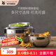 WMF福騰寶套裝居家料理碗不銹鋼料理盆和面盆揉面盆食品級家用套裝 料理碗4件套