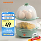 九陽(yáng)（Joyoung）煮蛋器多功能智能蒸蛋器 14個(gè)蛋量 ZD14-GE140（飛泉綠）