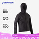 迪卡儂（DECATHLON）短款羽絨服輕薄薄外套戶外運(yùn)動(dòng)保暖內(nèi)膽排骨羽絨服TREK100 男款- 經(jīng)典黑-連帽 2XL