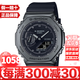 卡西歐（CASIO） G-SHOCK系列運(yùn)動(dòng)八角農(nóng)家橡樹金屬殼時(shí)尚潮流防水手表男禮物 黑武士GM-2100BB-1A【八王子】