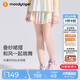 moodytiger【仙女家族】女童短裙速干涼感夏季兒童半身裙高腰輕薄透氣運(yùn)動(dòng)裙