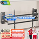 卡洛奇（kaloc）大屏超薄電視掛架98 100 115英寸適用小米TCL雷鳥(niǎo)海信內(nèi)嵌入壁龕不擋插座低音炮伸縮旋轉(zhuǎn)支架NX120 推平厚度僅4.0cm/NX120