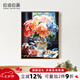 自油自畫數(shù)字油畫diy手工填色畫成人數(shù)字畫客廳兒童臥室手工解壓裝飾畫 五彩繡球 40*50cm實木背板+實木內(nèi)框