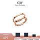 丹尼爾惠靈頓（DanielWellington）DW戒指女 情侶戒指時(shí)尚對戒 七夕情人節禮物送女友送愛(ài)人 50號 玫瑰金 DW00400113