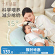 十月結(jié)晶嬰兒斜坡枕棉面防吐奶嗆奶躺靠睡覺(jué)哺乳練抬頭可機(jī)洗0-1歲 山嵐綠