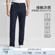 Calvin KleinJeans【涼感】春夏男士ck修身直筒舒適亞麻洗水牛仔褲J324294 1AP-牛仔深藍(lán) 31