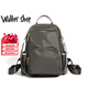 Walker Shop品牌雙肩包包包女款2025年新款單肩包雙肩背包送女友老婆生日禮物 深灰色 大號(hào)【35cm*32cm*15cm】