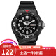 卡西歐(CASIO)學(xué)生運(yùn)動(dòng)手表男 簡(jiǎn)約防水兒童表日期星期樹脂皮帶手表 黑盤黑色橡膠帶MRW-200H-1B