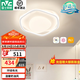 雷士（NVC）LED 吸頂燈臥室燈奶油風(fēng)高顯護(hù)眼母嬰光RG0防藍(lán)光燈具兒童燈兒童 72W 20㎡內(nèi)適用 4156lm 花朵