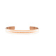 丹尼爾惠靈頓（DanielWellington）dw手鐲首飾綢緞白金開(kāi)口手環(huán)七夕禮物送女友DW00400069