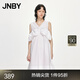 JNBY/江南布衣【云朵系列】春夏無(wú)袖連衣裙小黑裙氣質(zhì)淑女5N4G13750 100/本白 M