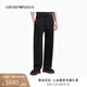 EMPORIO ARMANI/阿瑪尼官方旗艦?zāi)惺科郊y棉質(zhì)寬松直筒純色衛(wèi)褲七夕 【寬松直筒】黑色 （褲長偏長） M  (推薦：135-150斤)