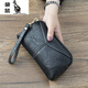 袋鼠新款日韓長(cháng)款女士女包簡(jiǎn)約百搭手拿包簡(jiǎn)約零錢(qián)手抓包手機包 黑色