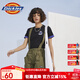 dickies短褲 女式個(gè)性潮酷大褲兜背帶短褲下裝短褲10297 軍綠色 26