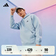 adidas休閑寬松加厚抓絨連帽衛(wèi)衣套頭衫男女阿迪達(dá)斯官方輕運(yùn)動(dòng) 藍(lán)色/黑色   L