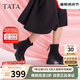 他她 喵爪系列Tata彈力靴女靴CEG01DZ4 黑色 36