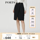 PORTS寶姿秋冬新品女裝職場(chǎng)半身裙ALM9S019HWQ027 黑色 M (6)