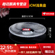 碉凰玻璃果盤(pán)水果盤(pán)歐式家用盤(pán)茶幾果盆水晶玻璃盤(pán)點(diǎn)心盤(pán)干果盤(pán)玻璃 2只裝/清揚eq20021 /12.5cm小碟