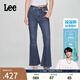 Lee【張凌赫代言】涼涼褲25夏新426修身高腰微喇深藍輕薄女牛仔褲 深藍色 29