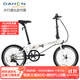大行（DAHON） 變速折疊自行車(chē)20寸成人超輕單車(chē)學(xué)生男女式P8青春版KAC081 白色【轉把】