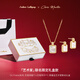 Amber Lollipop貝母項(xiàng)鏈套裝耳環(huán)女士頸鏈耳釘?shù)鯄嬌掌呦η槿斯?jié)禮物送女友老婆