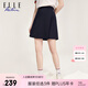 ELLE ACTIVE 百搭純色運動半裙夏季時尚休閑舒適透氣防走光安全褲短裙女 寶藍色 XL