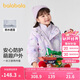 巴拉巴拉童裝女童棉服兩件套2024秋冬裝印花連帽外套潮流戶外208424106003