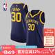 NIKE耐克NBA夏季-金州勇士隊(duì)庫里男子球衣籃球服速干運(yùn)動(dòng)背心 藏青色 L