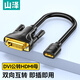山澤 HDMI轉DVI轉接線母轉公 DVI轉HDMI24+1高清雙向互轉 適用PS4筆記本電腦顯示器轉換頭DGH02