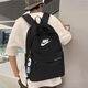 NBA CARES簡(jiǎn)約書(shū)包新款韓版男女潮流初高中旅行背包大學(xué)生大容量休閑 【黑色掛件太空人】