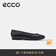 愛步（ECCO）芭蕾舞鞋 夏季百搭圓頭羊皮單鞋舒適通勤淺口女鞋 舞悅234323 黑色23432301001 38